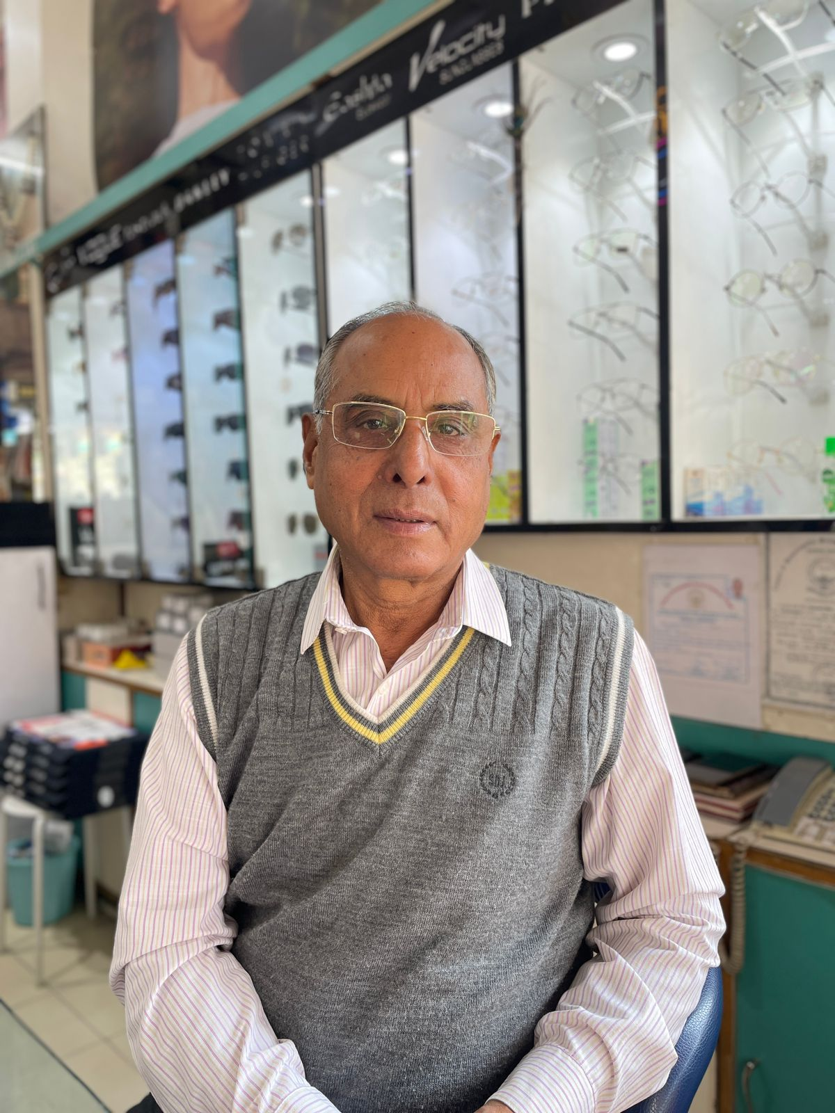 Free spectacles camp by Doaba Optical Garhshankar on 16th December